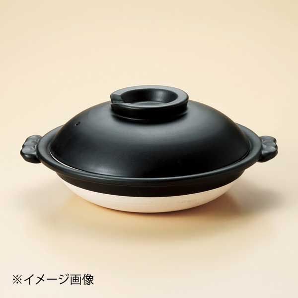 【新品】黒10号スッポン鍋(萬古焼)