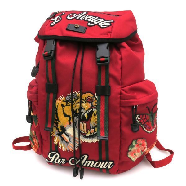 グッチ タイガーヘッド バックパック 429037【Aランク】【中古】