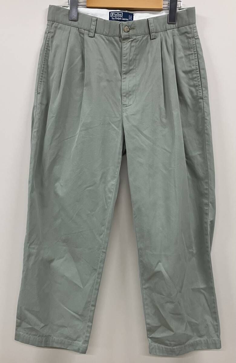 POLO RALPH LAUREN/ポロラルフローレン 綿パン HAMMOND PANTS/ハモンドパンツ グリーン サイズ31