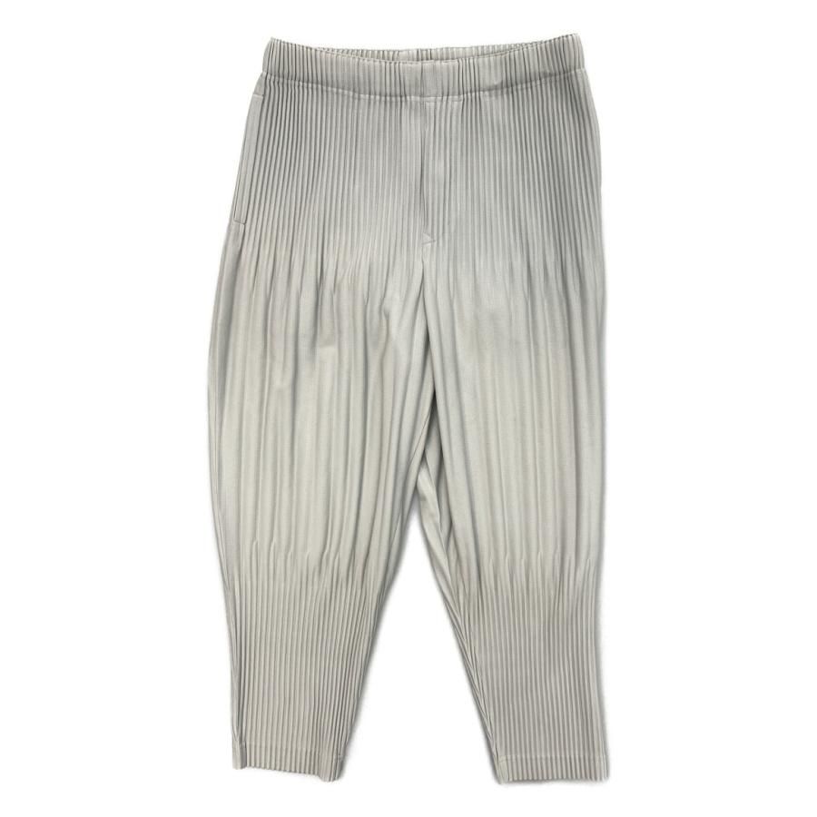 ISSEY MIYAKE HOMME PLISSE オムプリッセイッセイミヤケ パンツ BASICS LIGHT GRAY HP55JF151 メンズ SIZE 2
