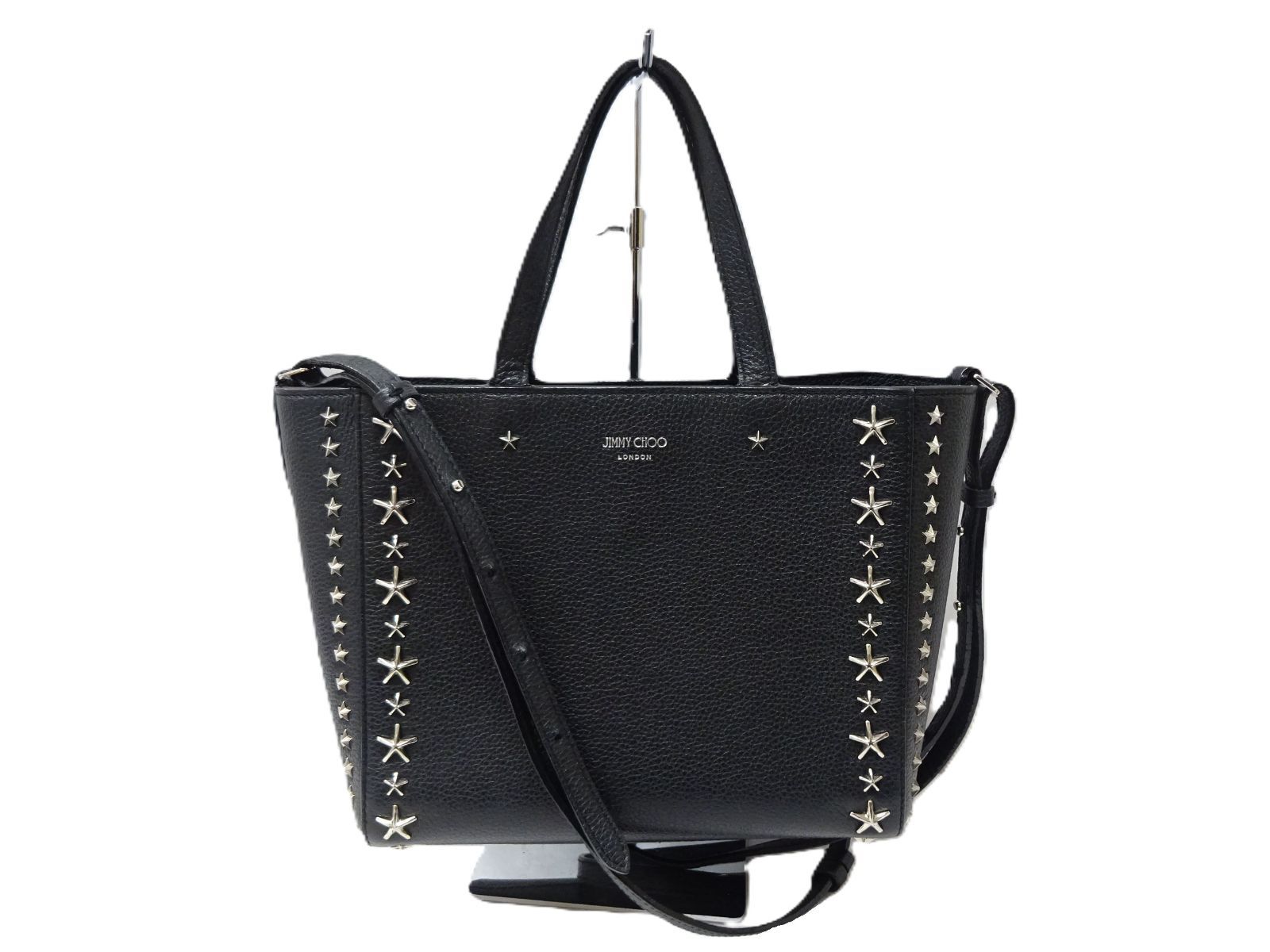 JIMMY CHOO ジミーチュウ ペガシ 2WAY ミニ ショルダーバッグ スター