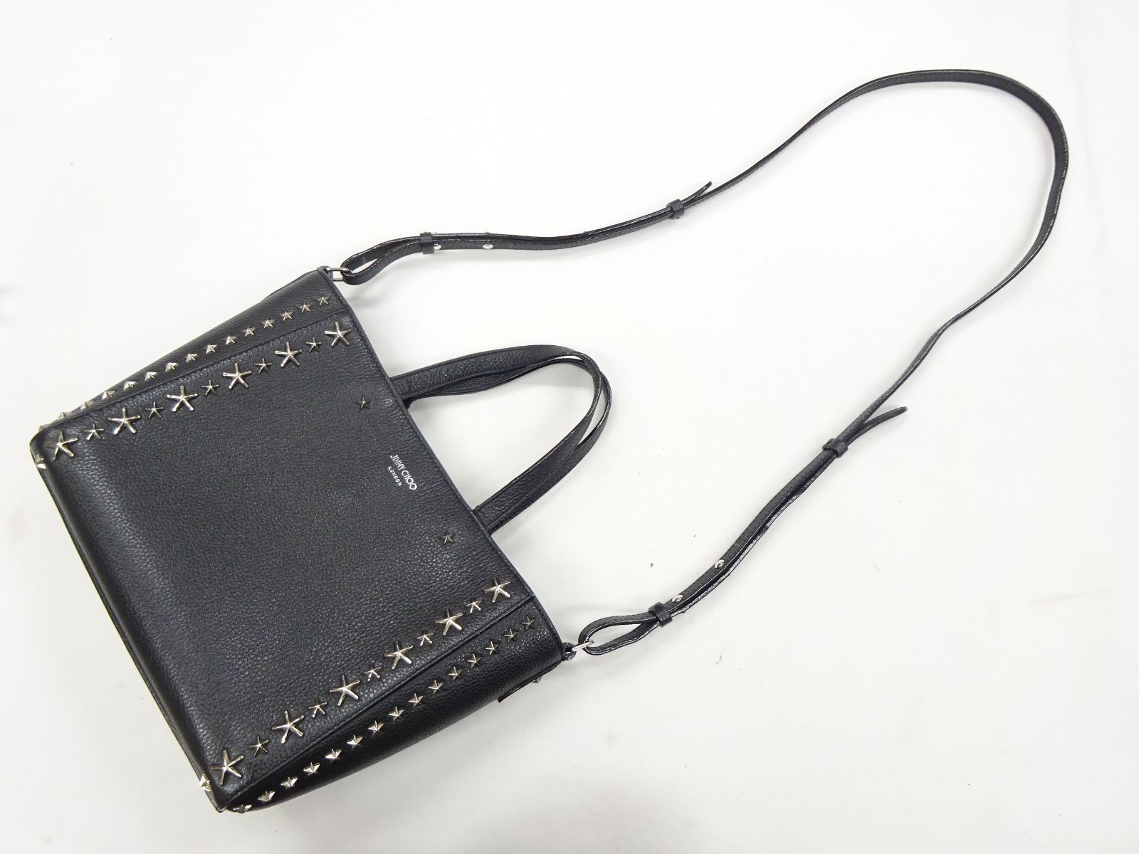 JIMMY CHOO ジミーチュウ ペガシ 2WAY ミニ ショルダーバッグ スター