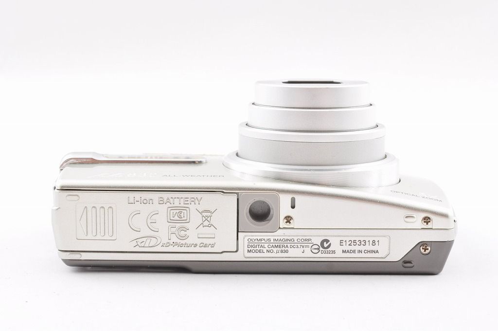 美品｜OLYMPUS μ830 シルバー｜元箱付き】OLYMPUS μ830 シルバー