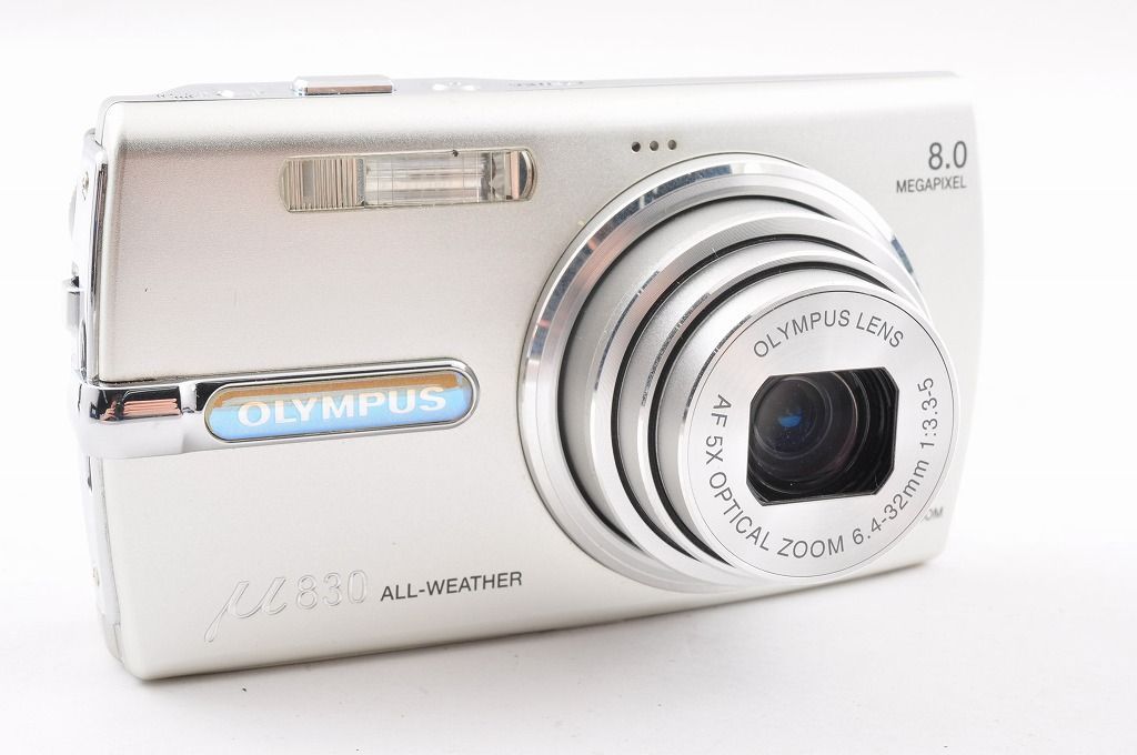 美品｜OLYMPUS μ830 シルバー｜元箱付き】OLYMPUS μ830 シルバー