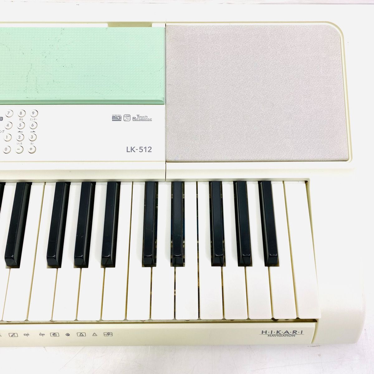 出音良好♪ CASIO カシオ 光ナビゲーションキーボード LK-512 初心者