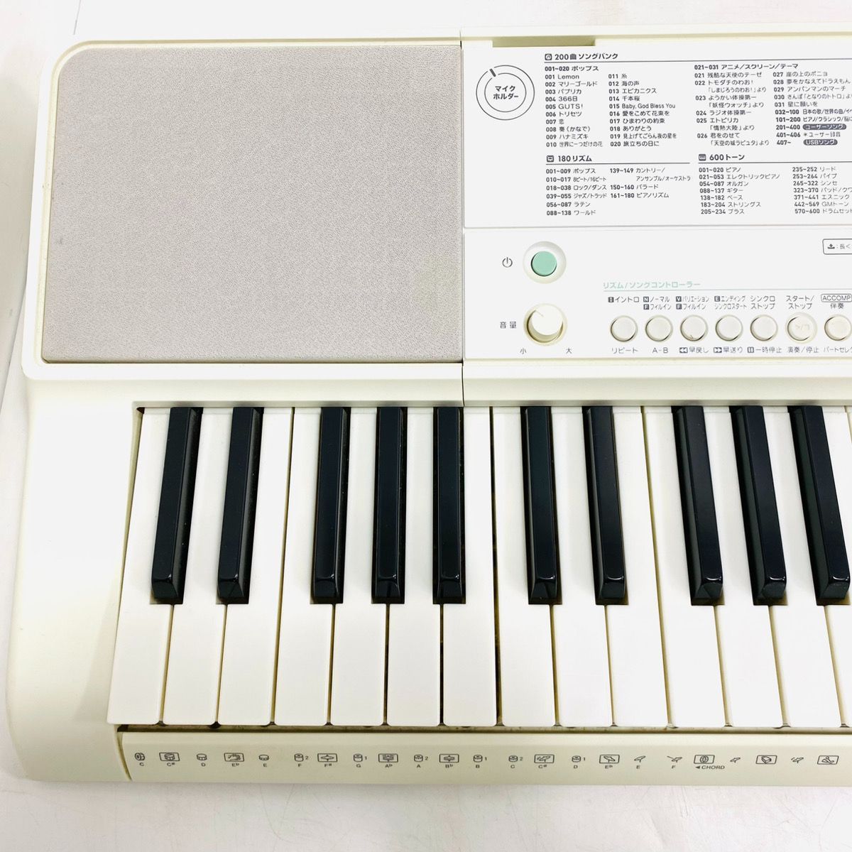 出音良好♪ CASIO カシオ 光ナビゲーションキーボード LK-512 初心者