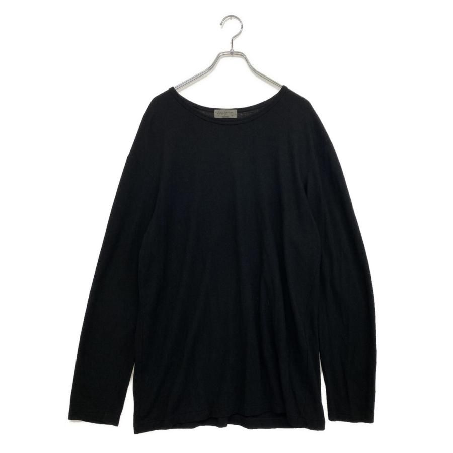 18AW YOHJI YAMAMOTO POUR HOMME ヨウジヤマモトプールオム ニット ウールロングスリーブトップ HC-T28-177 メンズ SIZE 3