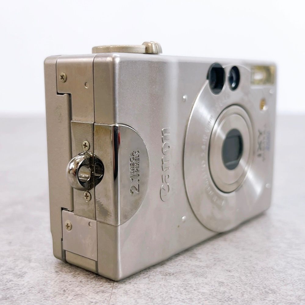 H-1394 Canon IXY DIGITAL 200 PC1012 シルバー ジャンク品 コンパクト