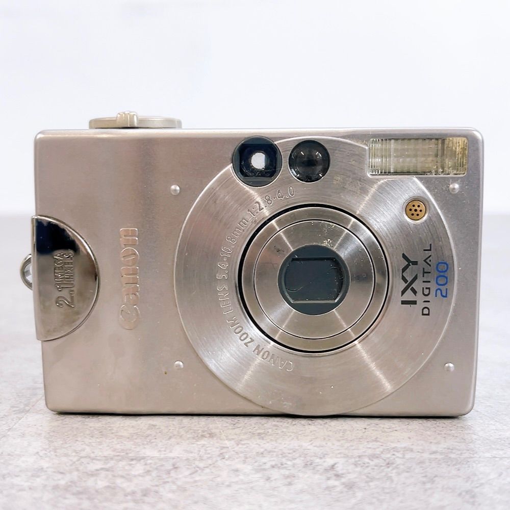 H-1394 Canon IXY DIGITAL 200 PC1012 シルバー ジャンク品 コンパクト