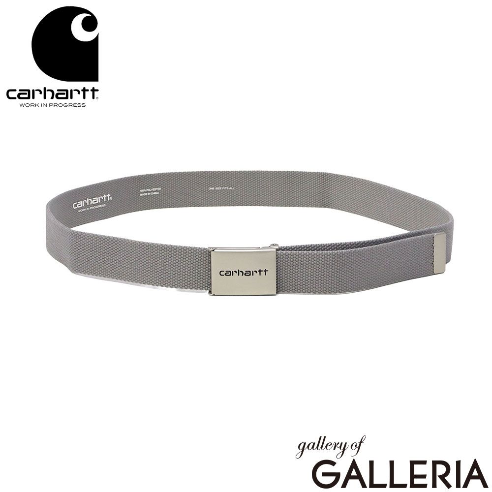 【日本正規品】 カーハート ベルト メンズ レディース Carhartt WIP 無段階 おしゃれ カジュアル 布 ガチャベルト ブランド ストリート 穴なし ウェービングベルト Clip Belt Chrome I019176 Yosemite