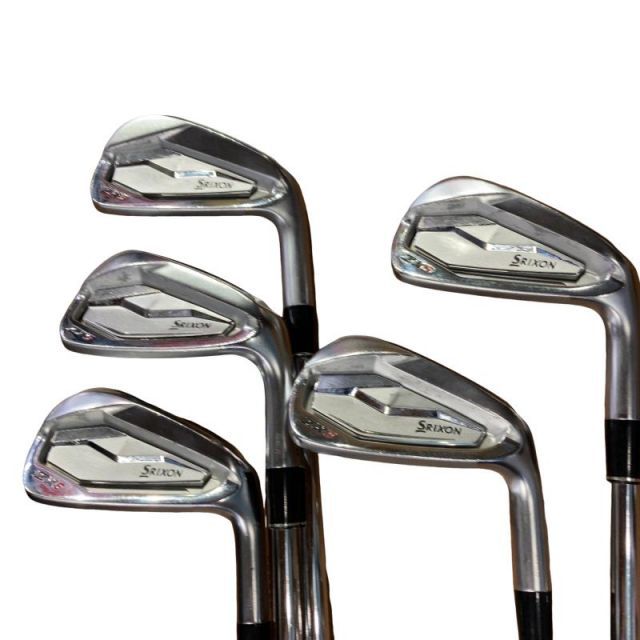 中古】 ダンロップ SRIXON ZX5 6S アイアンセット IR 純正特注シャフト