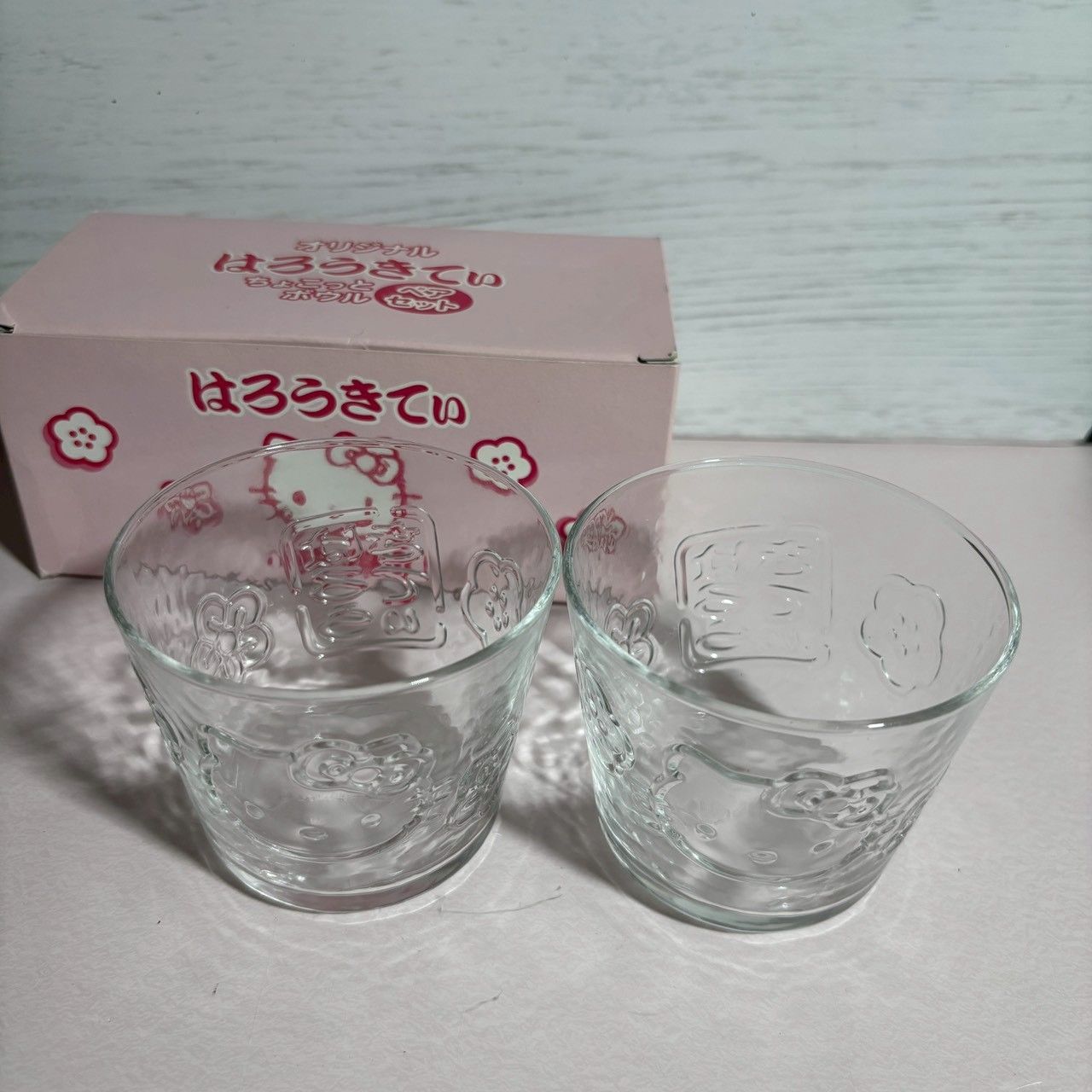 サンリオ sanrio ハローキティ ペアグラス 2004年製 ボウル コップ