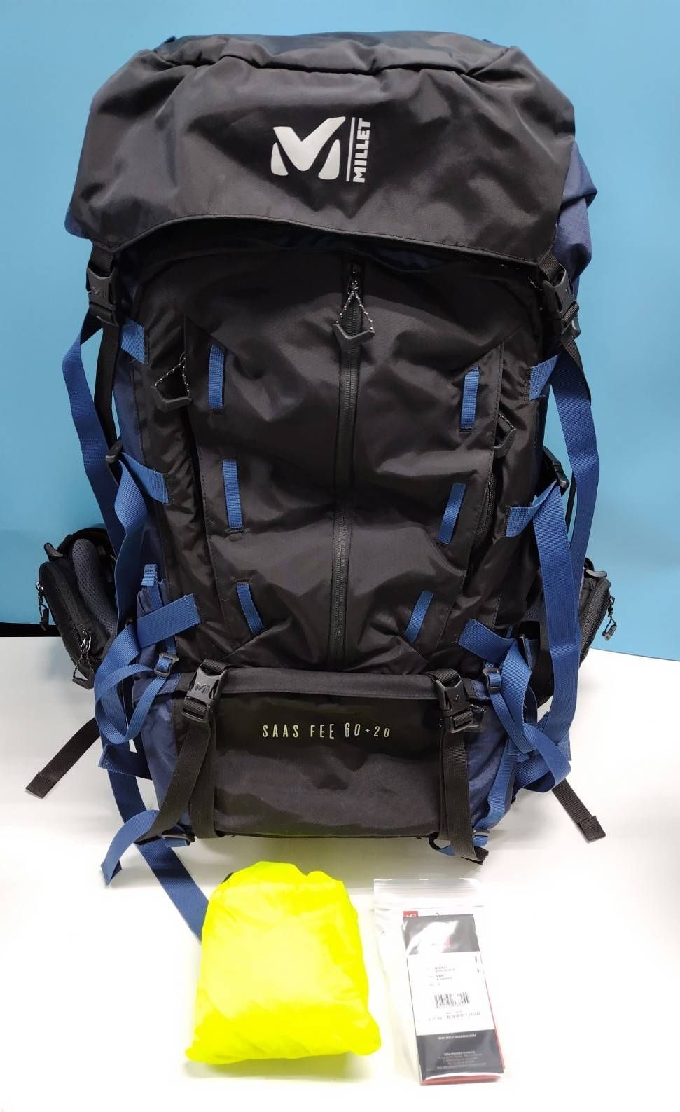 MILLET SAAS FEE 60+20 バックパック/レインカバー付き！