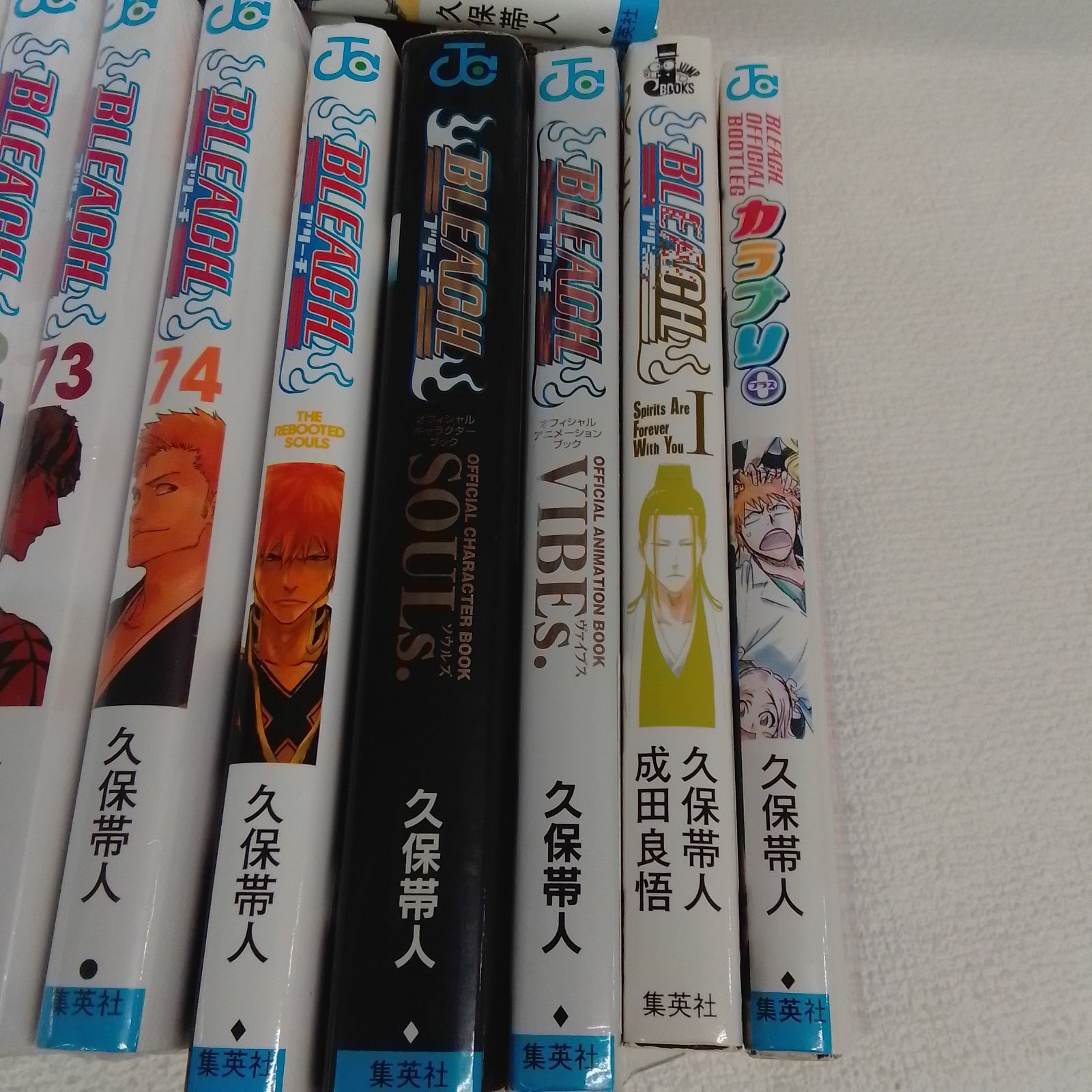 ☆②【未開封あり】BLEACH ブリーチ 1～74巻 コミック全巻＋関連本5冊