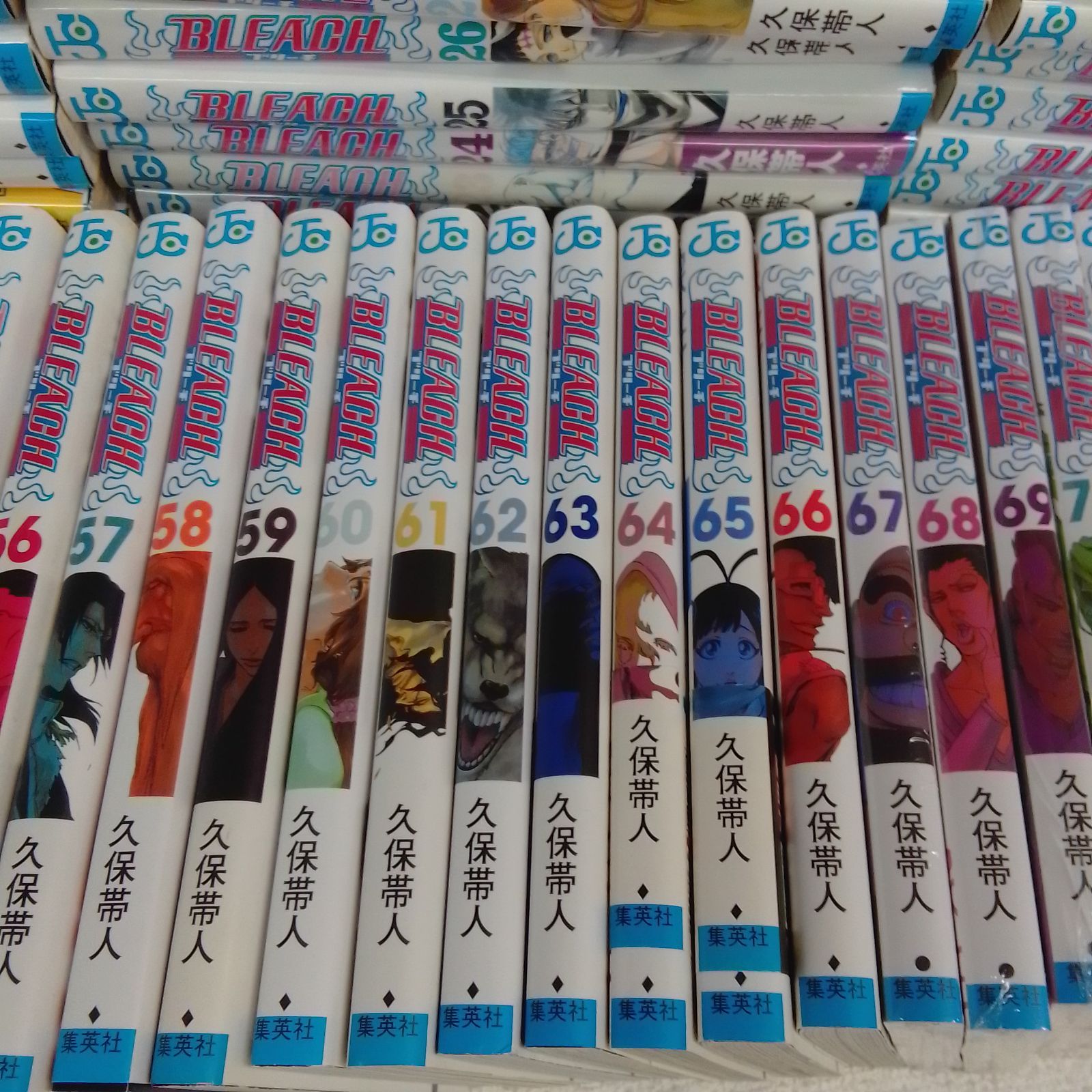 ☆②【未開封あり】BLEACH ブリーチ 1～74巻 コミック全巻＋関連本5冊