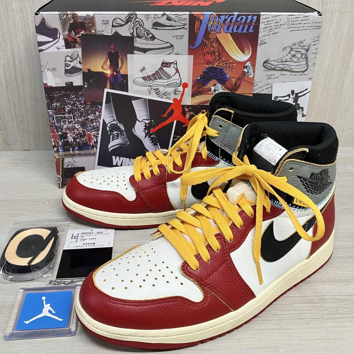 NIKE × UNION HV8563-600 Air Jordan 1 Retro High OG 