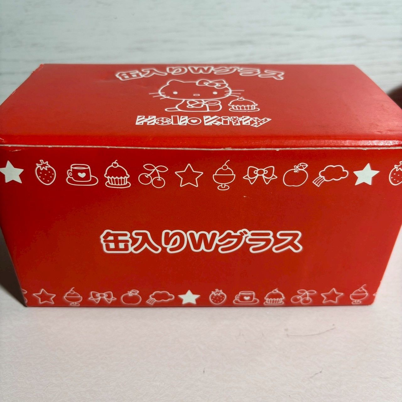 サンリオ sanrio ハローキティ ペアグラス 缶 箱付き 新品未使用 2003 