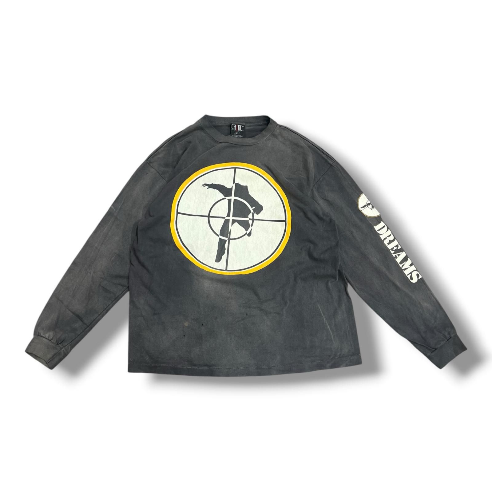 SAINT MICHAEL 24SS Sean Wotherspoon TARGET LS TEE ターゲット ショーンウェザースプーン コラボ カットソー セントマイケル SM-YS8-0000-C17 チャコール XL （8821M）