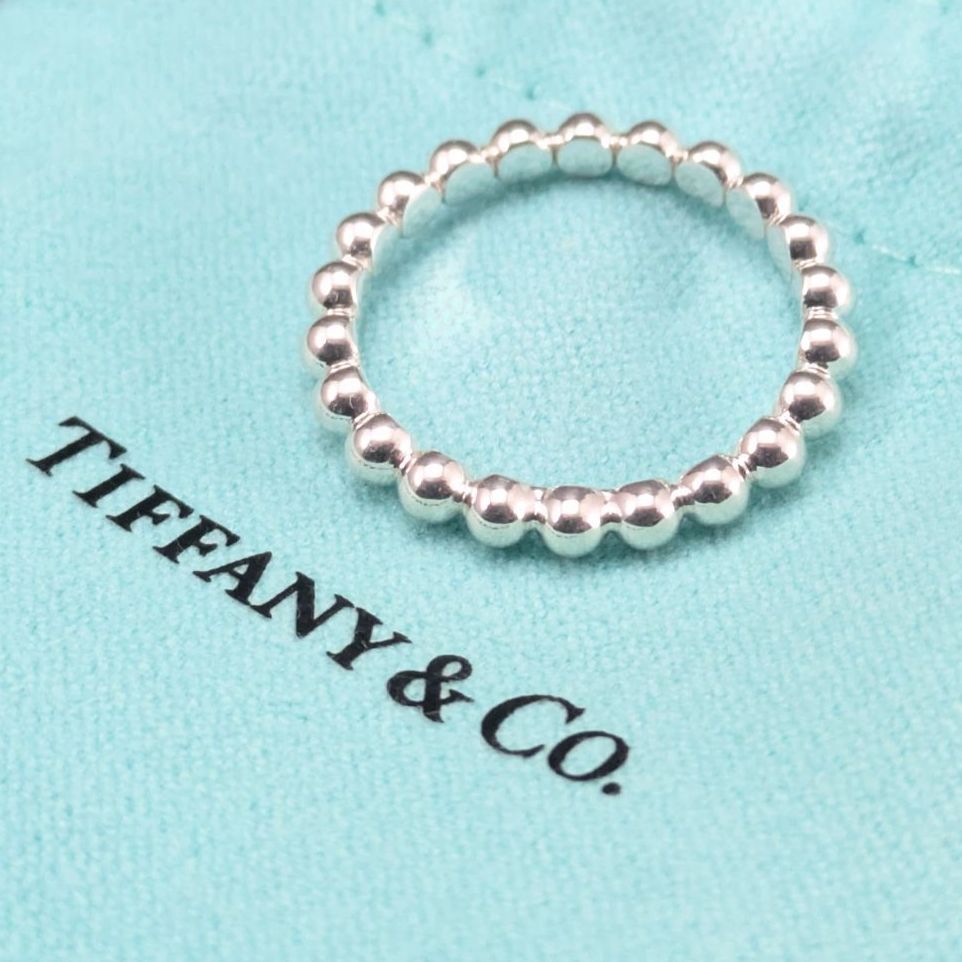 Tiffany ティファニー ハードウェア ボールリング シルバー 925 約16号