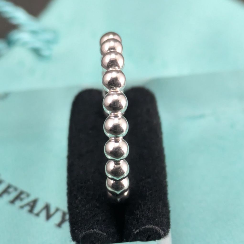 Tiffany ティファニー ハードウェア ボールリング シルバー 925 約16号