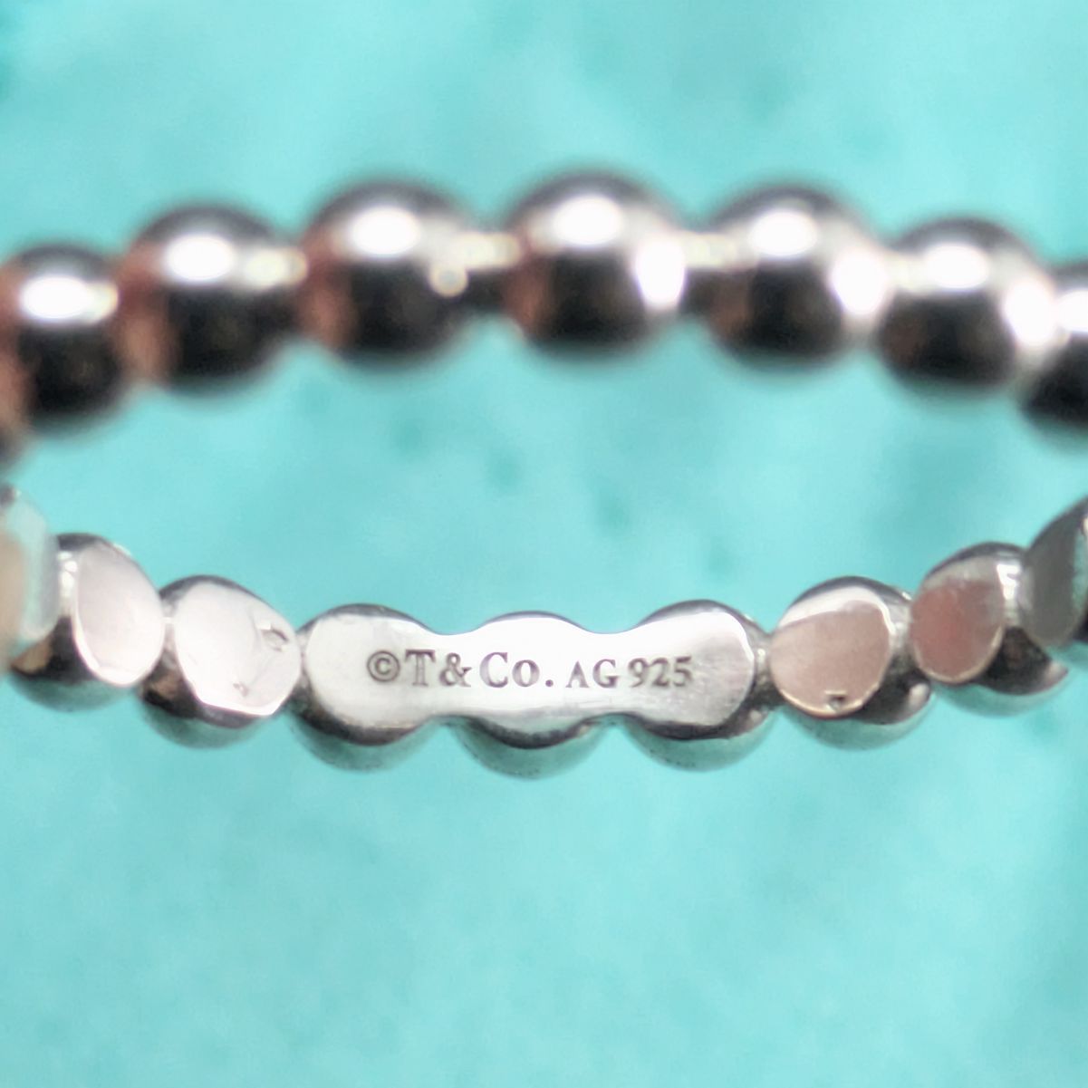 Tiffany ティファニー ハードウェア ボールリング シルバー 925 約16号