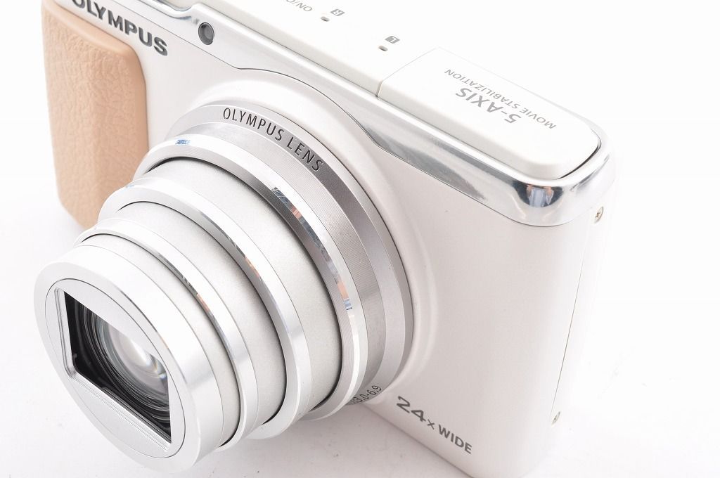 2ヶ月保証付き】OLYMPUS オリンパス STYLUS SH-60 ホワイト 24倍ズーム