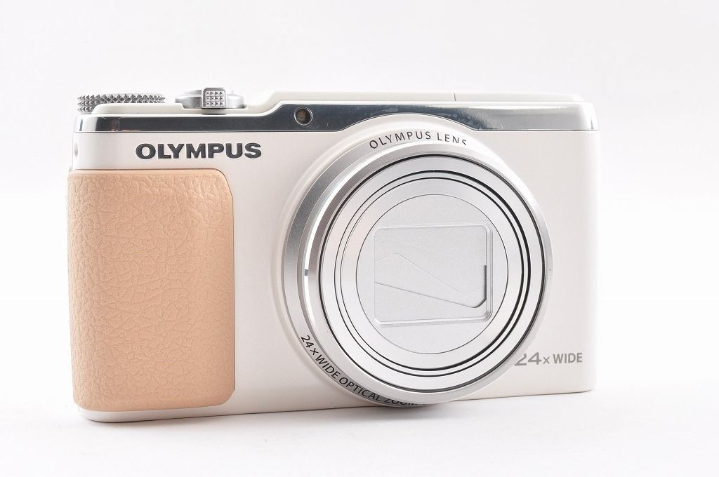 OLYMPUS SH-60 デジタルカメラ コンデジ ホワイト ベージュ 動作品 2ヶ月保証付き】OLYMPUS オリンパス STYLUS SH-60 ホワイト 24倍ズーム