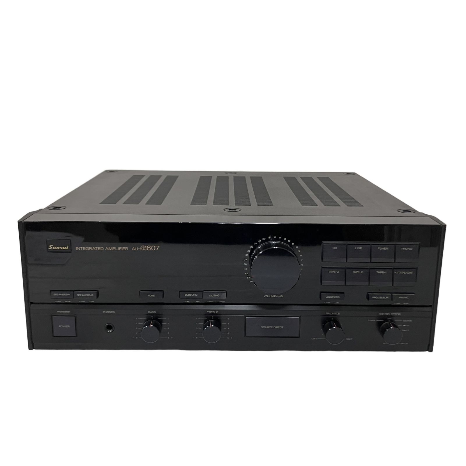 山水サンスイ プリメインアンプ　AU-α607i　ジャンク品 SANSUI AU-α607 プリメインアンプ インテグレーテッドアンプ 山水 音響