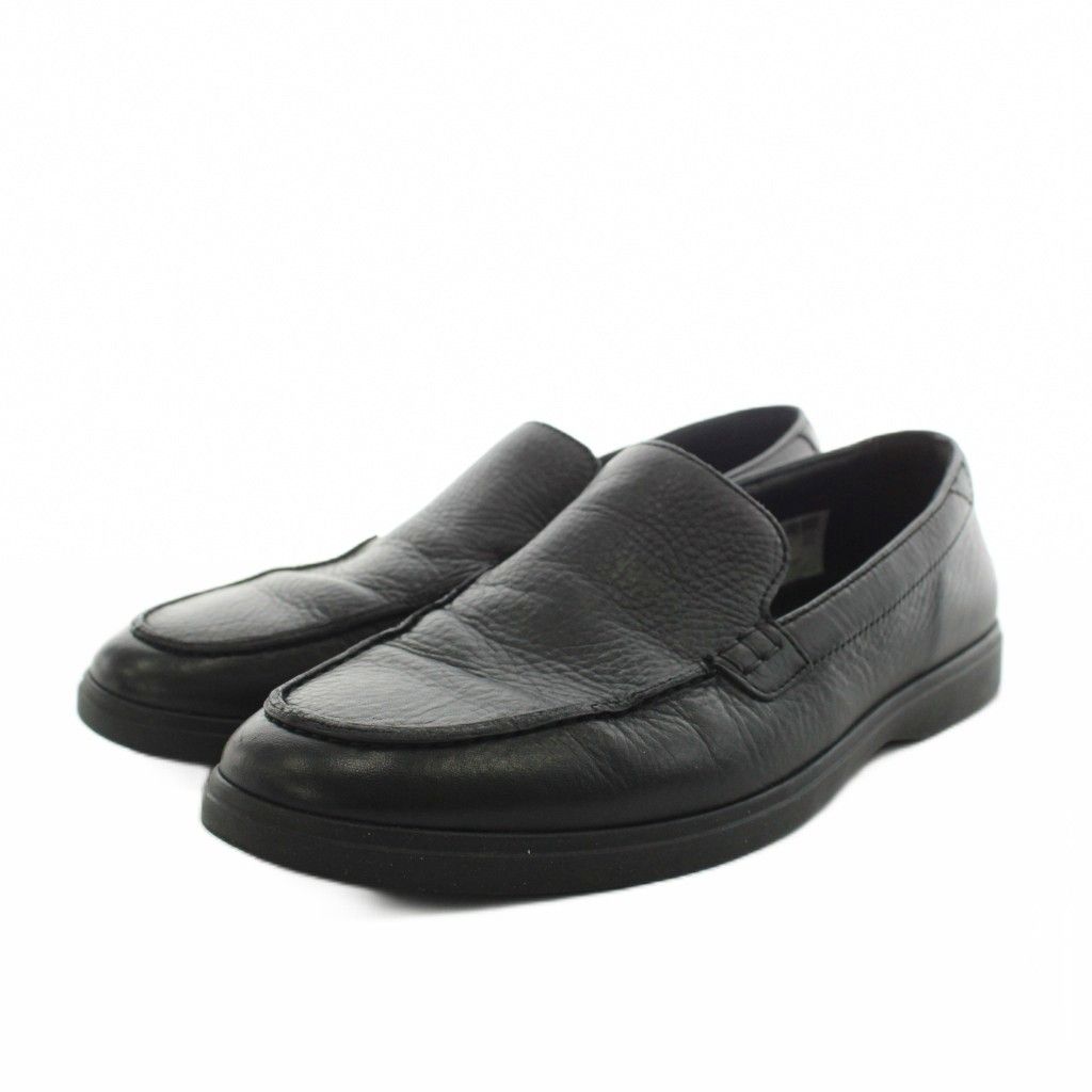 クラークス clarks ローファー モカシン レザー UK8 黒 ブラック /AN24