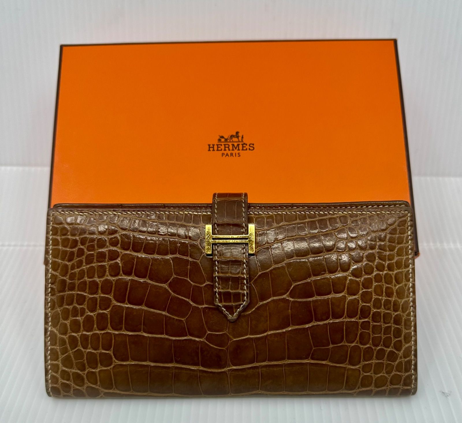 HERMES ベアンスフレクロコダイル