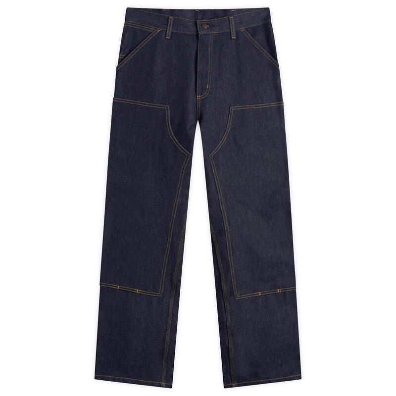 カーハート メンズ ボトムス カジュアルパンツ デニム Carhartt WIP Denim Double Knee Pants Blue Rigid ブルー