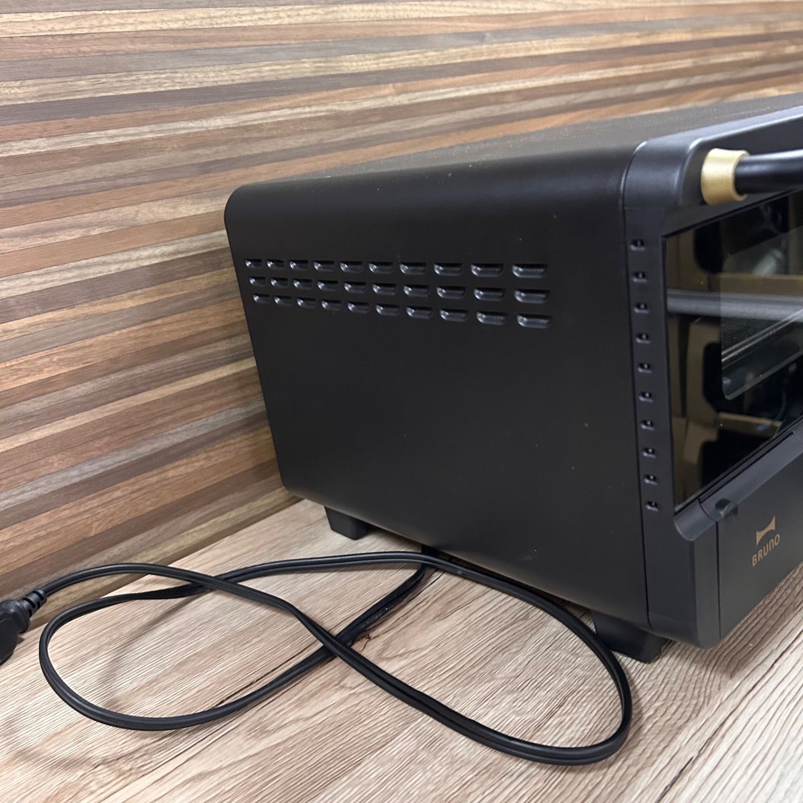 BRUNO スチーム＆ベイク トースター ブラック 黒 BOE-067 - メルカリ