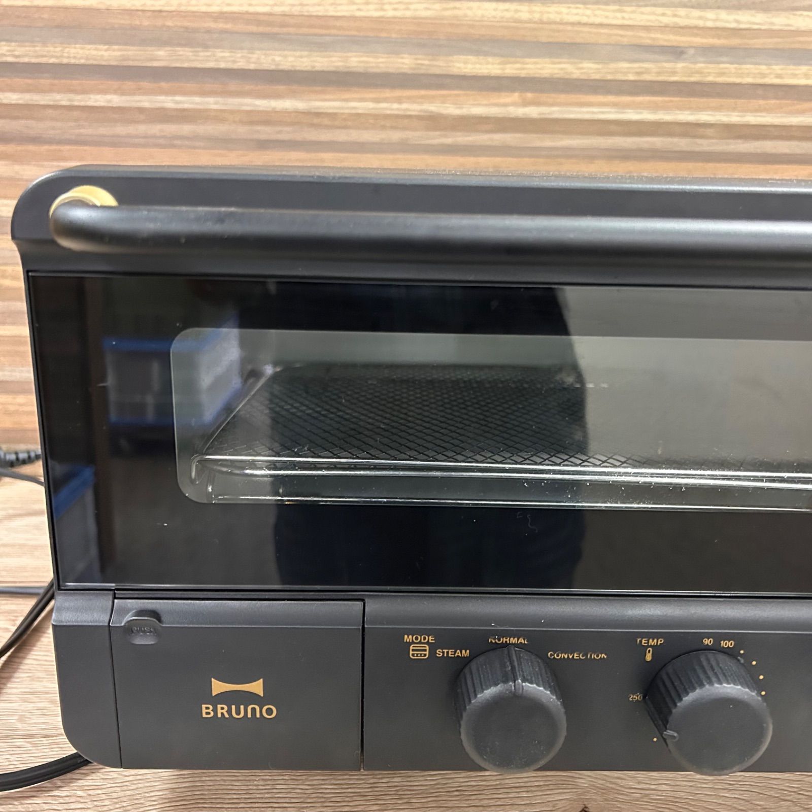 BRUNO スチーム＆ベイクトースター BOE067 ブラック BRUNO スチーム&ベイク トースター(ブラック) BOE067-BK 1台 - アスクル