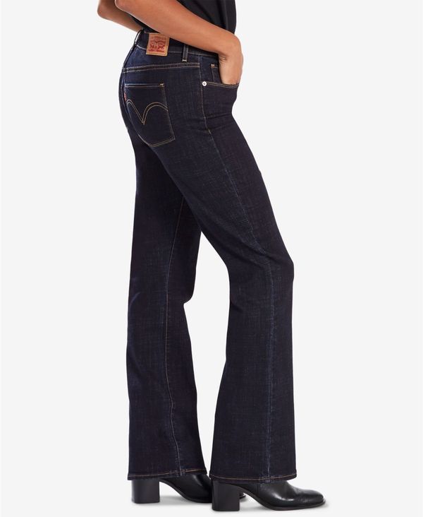 リーバイス レディース ボトムス デニムパンツ ブーツカット ブーツ ジーンズ Levis Womens Casual Classic Mid Rise Bootcut Jeans Island Rinse