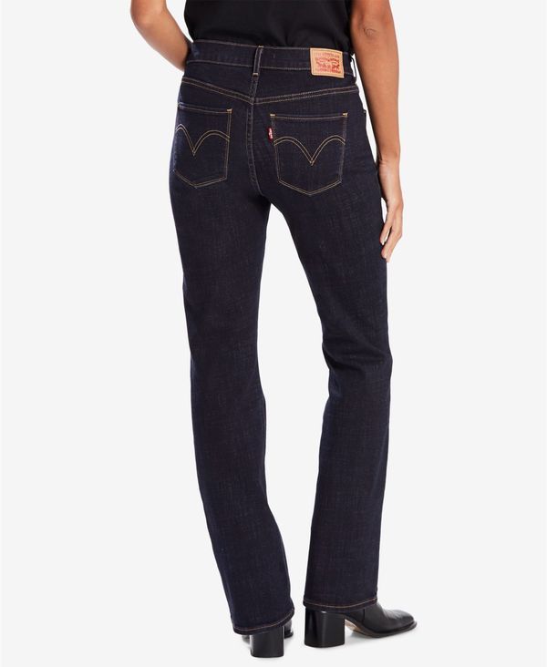 リーバイス レディース ボトムス デニムパンツ ブーツカット ブーツ ジーンズ Levis Womens Casual Classic Mid Rise Bootcut Jeans Island Rinse
