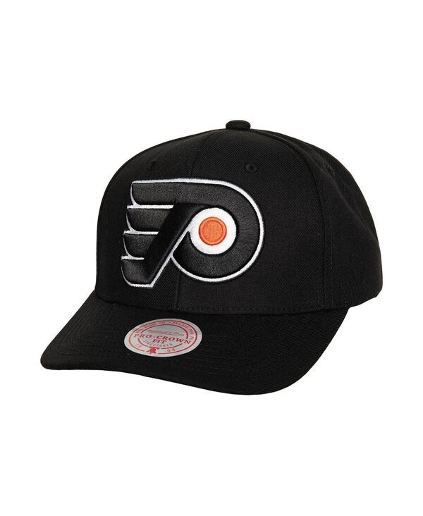 ミッチェルネス メンズ アクセサリー 帽子 Mitchell Ness Mens Black Philadelphia Flyers Team Ground Pro Adjustable Hat Black ブラック