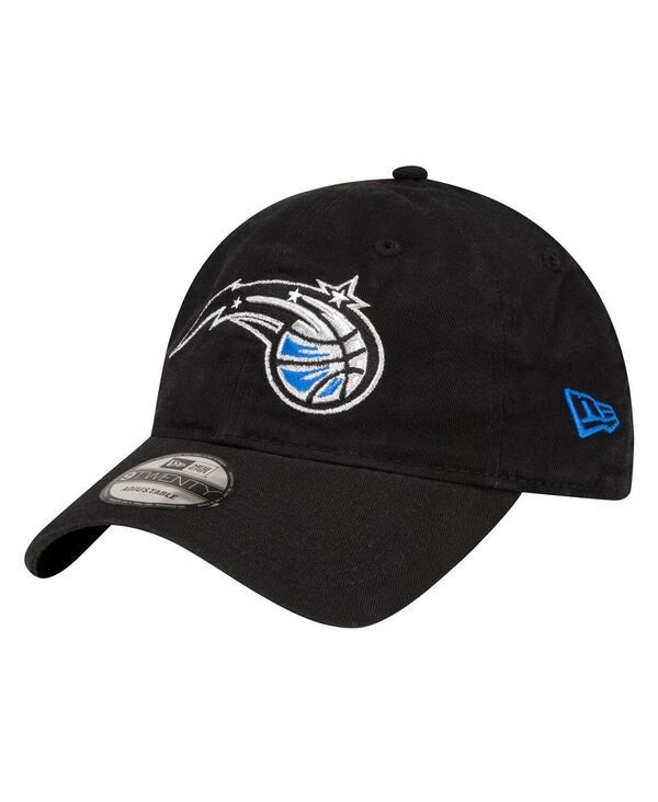 ニューエラ メンズ アクセサリー 帽子 New Era Mens Black Orlando Magic Team 20 9TWENTY Adjustable Hat Black ブラック