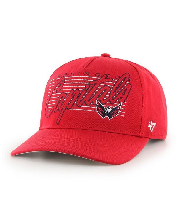 47 ブランド メンズ アクセサリー 帽子 キャップ 47 Brand Mens Red Washington Capitals Marquee Hitch Snapback Hat Red レッド