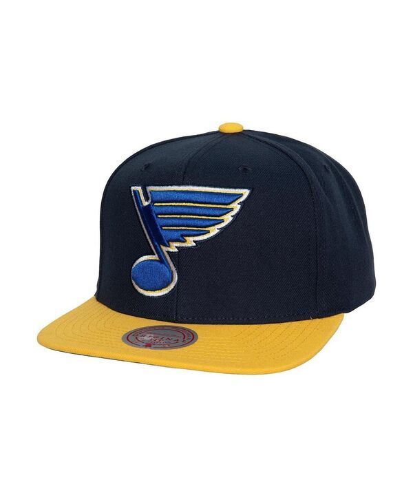 ミッチェルネス メンズ アクセサリー 帽子 Mitchell Ness Mens Navy St Louis Blues Core Team Ground 20 Snapback Hat Navy ネイビー 8,386円