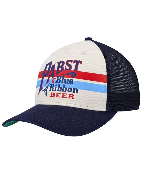 アメリカンニードル メンズ アクセサリー 帽子 American Needle Mens Cream Navy Pabst Blue Ribbon Sinclair Snapback Hat Cream Navy クリーム