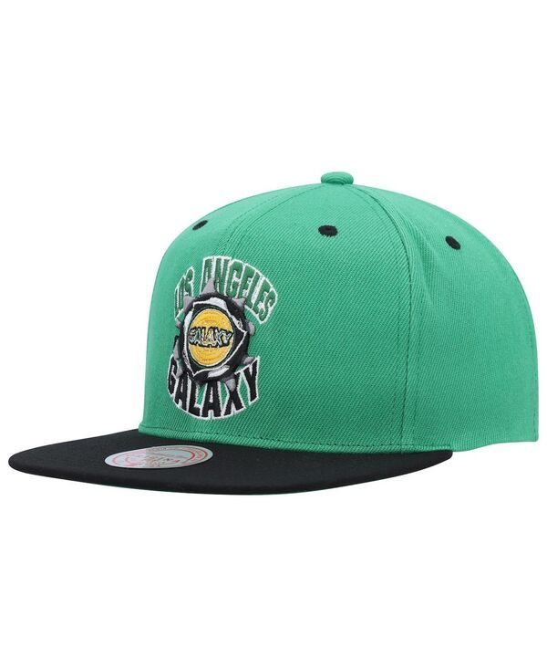 ミッチェルネス メンズ アクセサリー 帽子 Mitchell Ness Mens Green LA Galaxy Breakthrough Snapback Hat Green グリーン