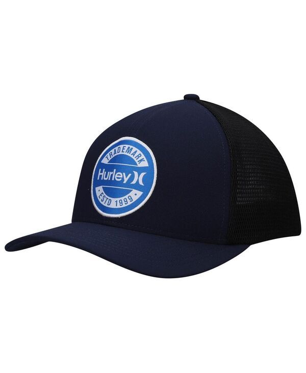 ハーレー メンズ アクセサリー 帽子 Hurley Mens Navy Charter Trucker Snapback Hat Navy ネイビー