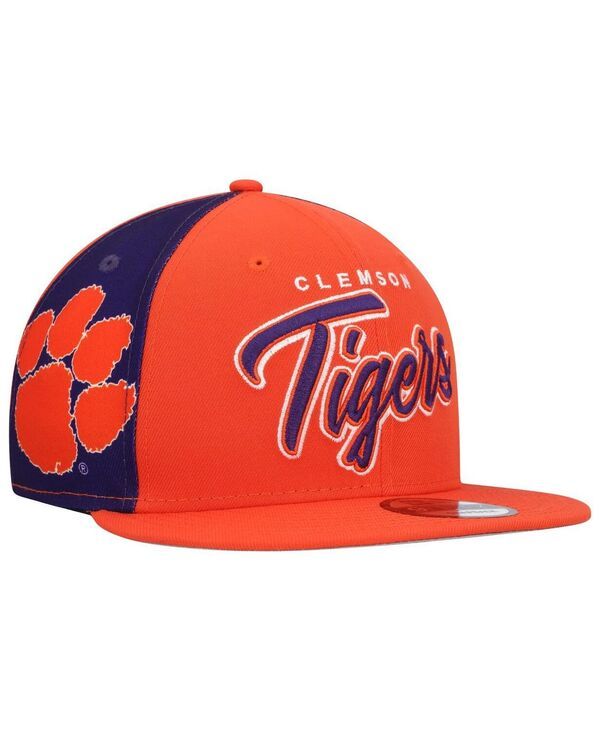 ニューエラ メンズ アクセサリー 帽子 New Era Mens Orange Clemson Tigers Outright 9FIFTY Snapback Hat Orange オレンジ