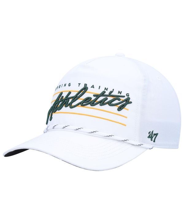 47 ブランド メンズ アクセサリー 帽子 ダウン 47 Brand Mens White Oakland Athletics Downburst Hitch Snapback Hat White ホワイト