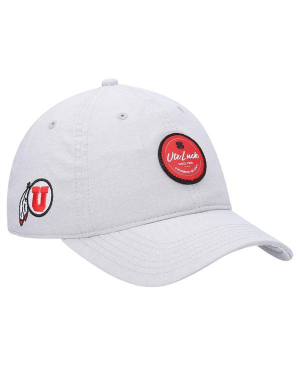 ブラック クローバー メンズ アクセサリー 帽子 オックスフォード Black Clover Mens Gray Utah Utes Oxford Circle Adjustable Hat Gray グレー