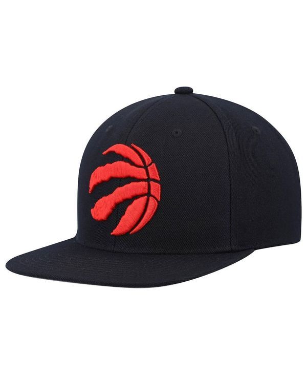 ミッチェルネス メンズ アクセサリー 帽子 Mitchell Ness Mens Black Toronto Raptors Ground 20 Snapback Hat Black ブラック