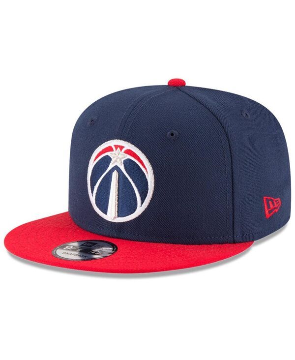 ニューエラ メンズ アクセサリー 帽子 New Era Mens Navy Red Washington Wizards 2Tone 9FIFTY Adjustable Snapback Hat Navy Red ネイビー
