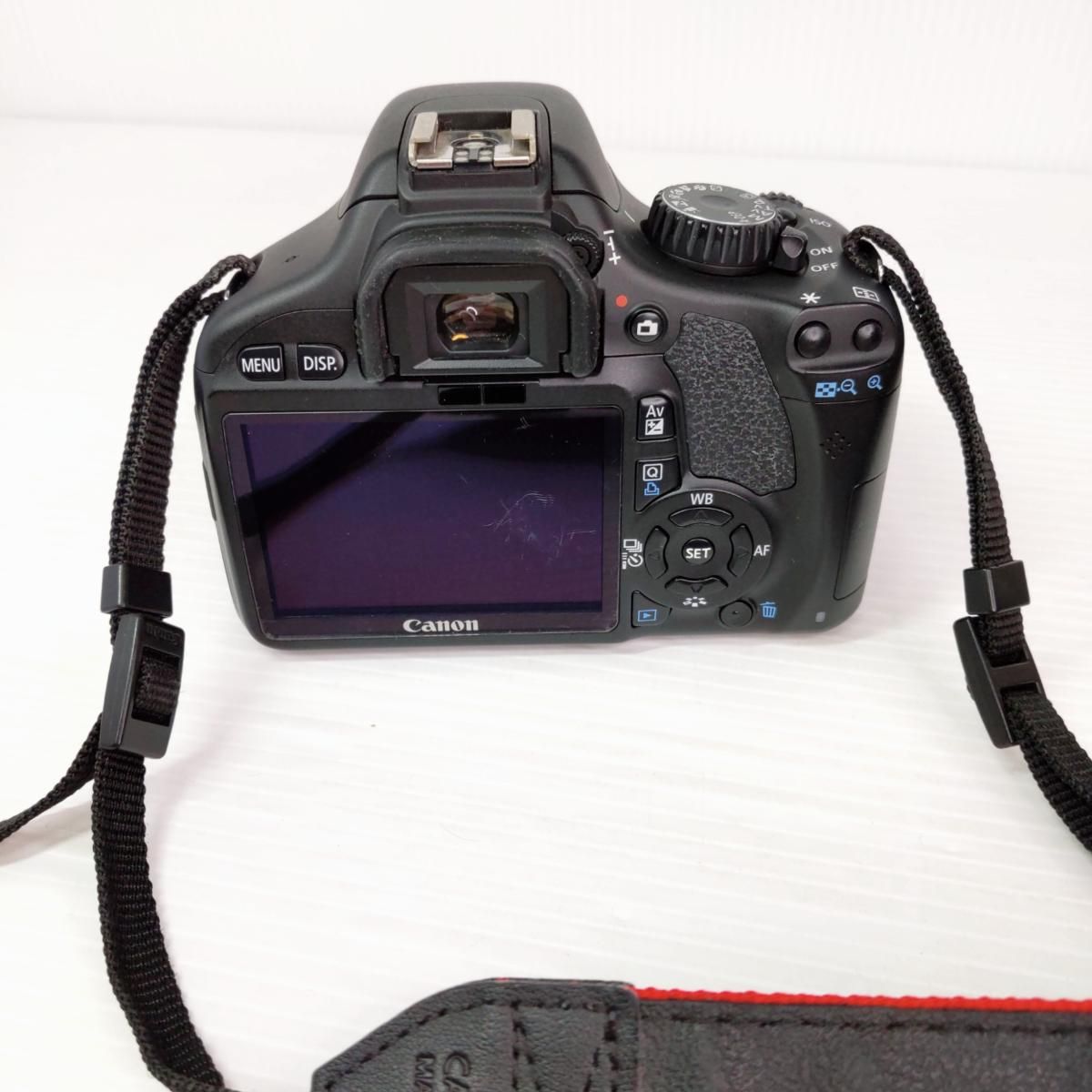 中古品】canon キャノン デジタル一眼レフカメラx4 EOS kiss レンズ