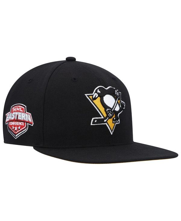 47 ブランド メンズ アクセサリー 帽子 キャップ 47 Brand Mens Black Pittsburgh Penguins Sure Shot Captain Snapback Hat Black ブラック