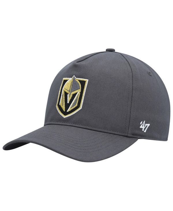 47 ブランド メンズ アクセサリー 帽子 47 Brand Mens Charcoal Vegas Golden Knights Primary Hitch Snapback Hat Charcoal チャコール